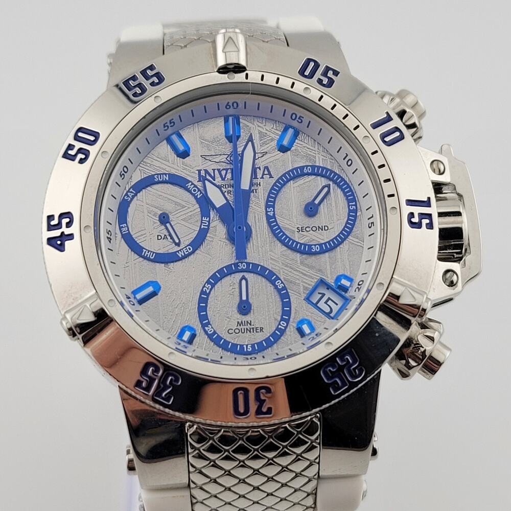 Invicta 25434 Subaqua Noma III Swiss Chronograph Meteorite White Womens Watch